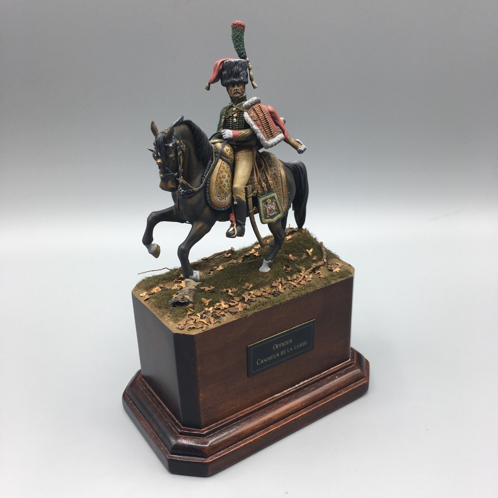 Officier Chasseur de la Garde Metal Modeles figurines et collections