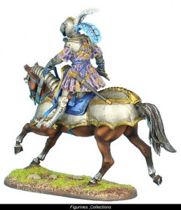 KING & COUNTRY MEDIEVAL KNIGHTS MK001 MOUNTED KNIGHT WITH LANCE MIB 