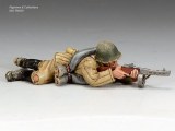 Red Army Soldier Lying Prone