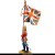 British 24th Foot Standard Bearer with Queen s Colors