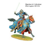 Mounted Crusader French Knight Charging