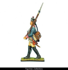 FL SYW007 Prussian 7th Line Infantry Regiment Musketeer Marching
