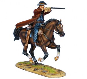 Mounted Gunfighter with 1860 Henry Rifle