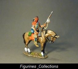 JJD RSF25A Mounted Woodland Indian