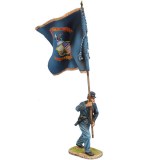 ACW116 Union Sergeant Standard Bearer - 147th NY Vols Regt Colors