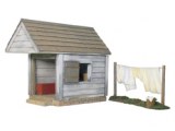 Wash House with Clothesline