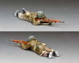 BBA093 Lying Prone Rifleman