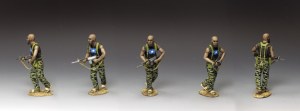 BHD027 Mog. Militiaman Advancing w/a FN/FAL Rifle 