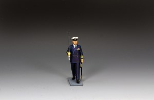 CE111 Royal Navy Commander on parade w/Sword 
