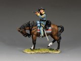 KC CW109 Confederate Cavalry Sergeant Firing Carbine 