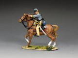 KC CW112 Confederate Cavalry Trooper Aiming Carbine 