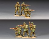 DD341(B) Riflemen in action Set (w/ Sand base)