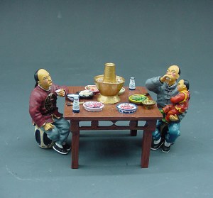 HK133 Wine Shop Customers RETIRED