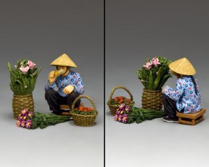 HK281(M) The Hakka Flower Seller ( Matt) 
