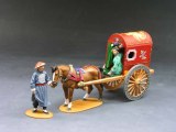 IC029 Chinese Horse & Carriage RETIRED