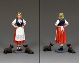 LAH225 Eva Braun & Her Dogs 