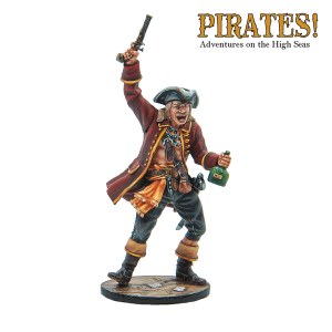 FL PIR024 Pirate Drinking Rum and Firing into the Air 