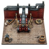 FL PIR031 Naval 9lb Cannon on Ship Deck Diorama PRE ORDER