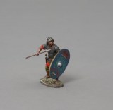 Standing Roman Archer Painted Metal Figure THOMAS GUNN ROM022D Silver Helmet 