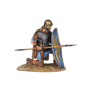 FL ROM280B Roman Auxiliary Legionary Shield Wall - Front Rank V2 - Cohors II Flavia Bessorum 