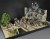 TOY SOLDIER SCANDINAVIA TOS185#2 French castle with bridge and river - Diorama