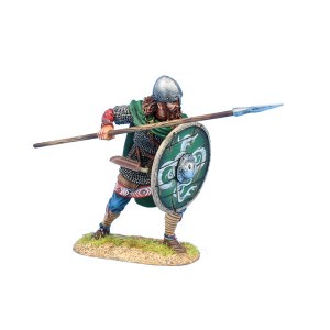 VIK016 Viking Warrior Shieldwall with Spear 
