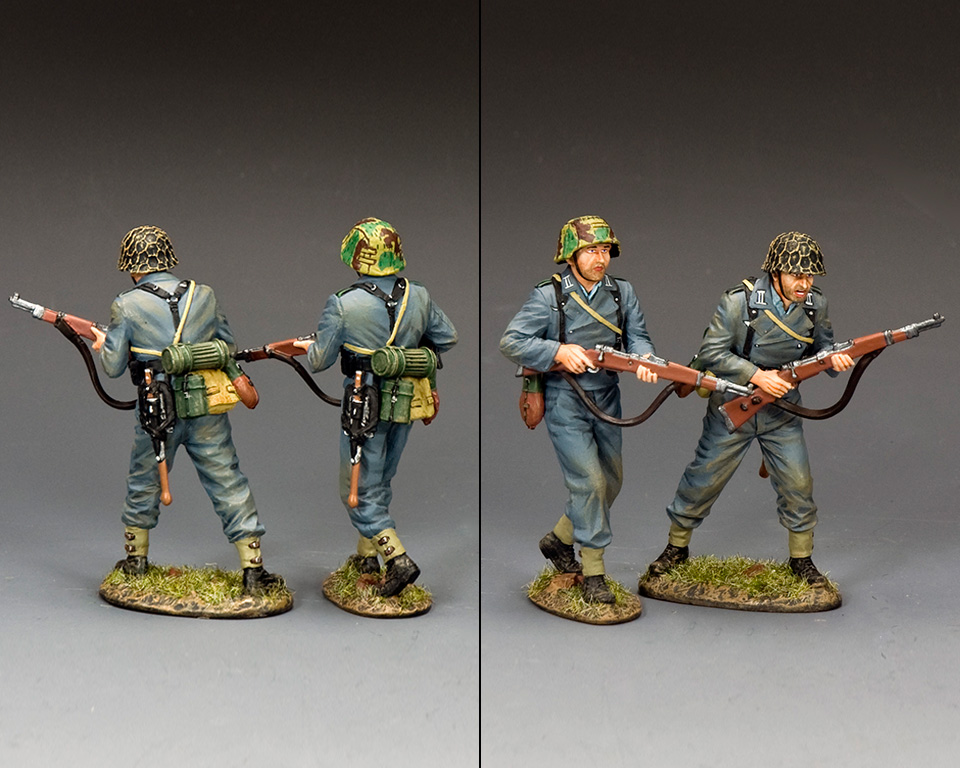 INFANTRY WINTER ACTION SET MIB KING & COUNTRY BATTLE OF THE BULGE BBA081 U.S 