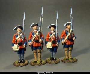 Four Line Infantry at Attention, 60th 