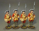 Four Line Infantry at Attention