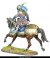 FL REN035 French Mounted Knight with Sword 1 RETIRE