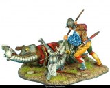 REN037 German Landsknecht Finishing Off Downed French Knight PRE ORDER