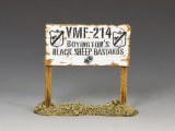 AF038 VMF-214 Signpost RETIRE