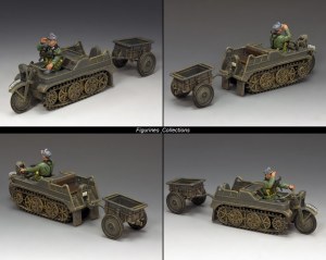 WH023 Sd.KFz.2 Kettenkrad and Trailer RETIRE