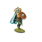 FL ROM035 German Warrior Charging with Sword and Quilted Cape RETIRE