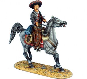 FL WW010 Mounted Mexican Gunfighter with 1860 Henry Rifle