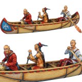 FL AWI099 Woodland Indian Canoe Set 