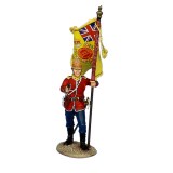 British 80th Foot Standard Bearer  Regimental Colors