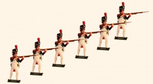 French Grenadiers of the Guard Standing Firing
