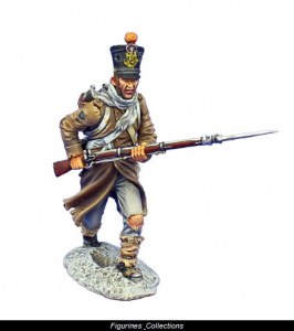FL NAP0490 French Fusilier Charging - 4th Line Infantry