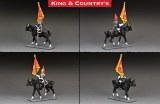 CE099 Mounted Blues And Royals Standard Bearer PRE ORDER