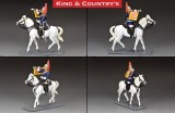 CE100 Mounted Blues And Royals Trumpeter PRE ORDER