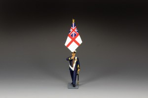 CE113 Royal Navy Sub Lieutenant Marching w/White Ensign 