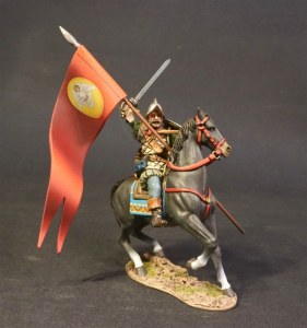 JJD CQH-002 Spanish Cavalryman with Cavalry Standard 