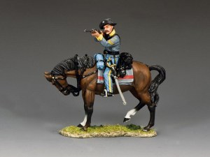 KC CW109 Confederate Cavalry Sergeant Firing Carbine 