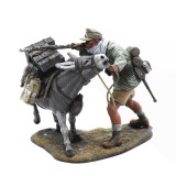 FL DAK047 Das Deutsche Afrika Korps Firing Over Donkey PRE ORDER