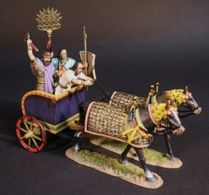 JJD HITT-01 King Muwatakki with Hittite Sun Disk Standard, Hittite War Chariot