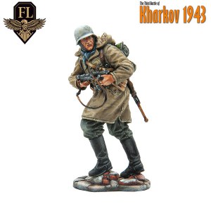 FL KHA002 Winter German Waffen SS Running with MP40 