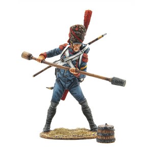 FL NAP0714 French Old Guard Foot Artillery Gunner with Rammer/Sponge 