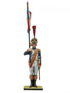 FL NAP0727 Middle Guard Fusiliers Grenadiers Standard Bearer