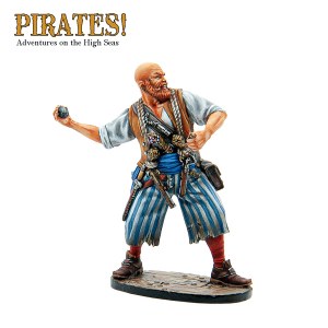 FL PIR011 Pirate Throwing Grenade 